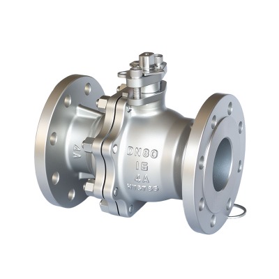 DN80 16Bar Flanged Stainless Steel Material Ball Valve
