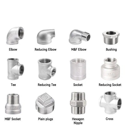 304 SS Pipe Fittings: Elbows, Tees, Couplings & Nipples